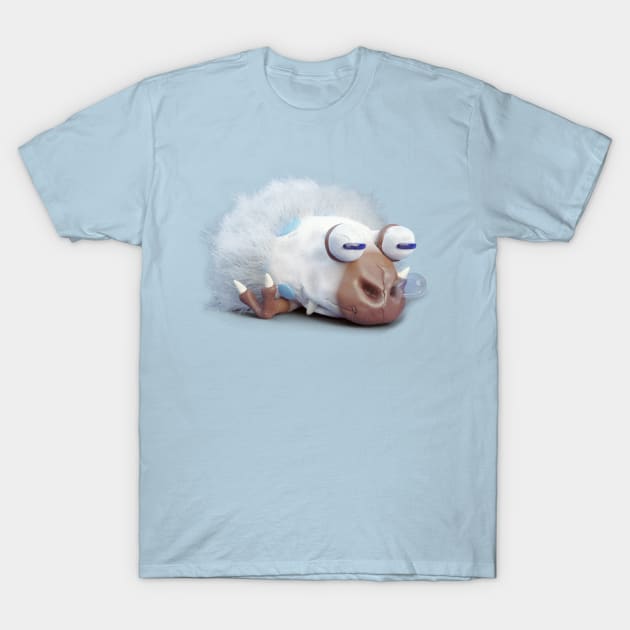 Hairy Bulborb Clay Sculpt T-Shirt by Kinpraw